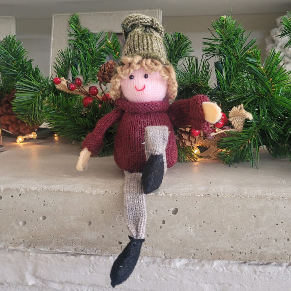 Muñeco tejido duende