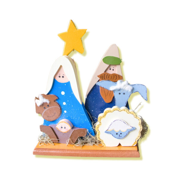 Pesebre artesanal en madera - Image 3